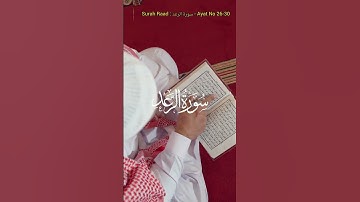 Surah Raad : سورة الرعد - Ayat No 26-30 @Quran-Hidayat #quran #peace #islam