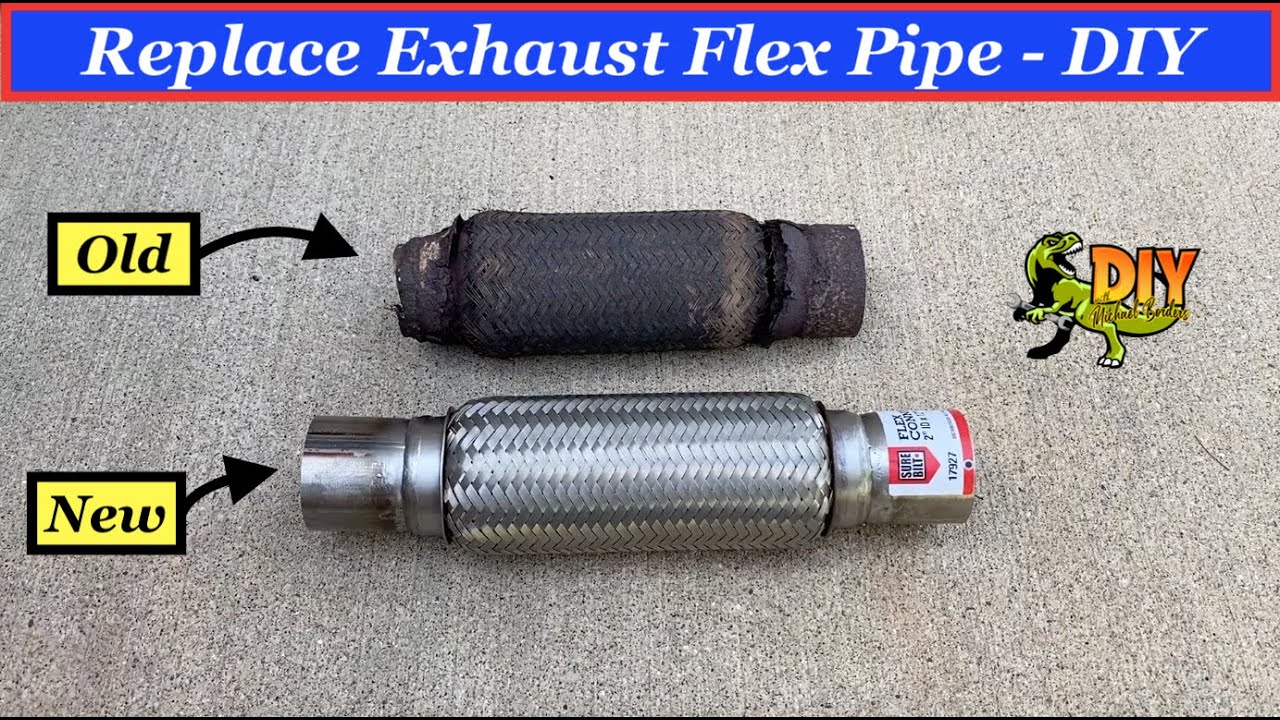 Replace FLEX pipe exhaust pipe - DIY 