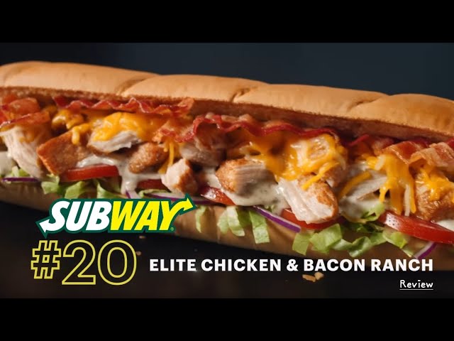 how much is a chicken bacon ranch at subway