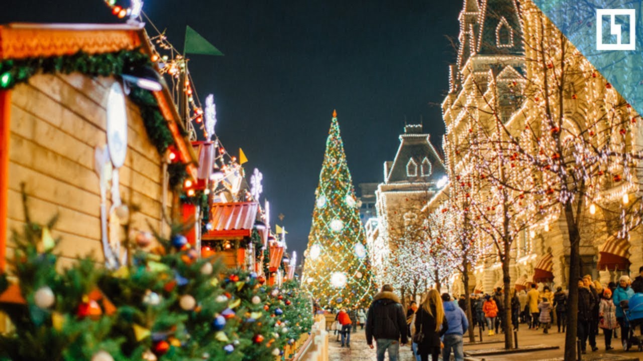 Красивая Новогодняя Москва