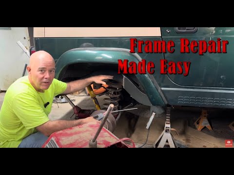 Jeep Wrangler Frame Repair & upper & lower control arm replacement** # ...