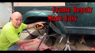 Jeep Wrangler Frame Repair **(includes upper & lower control arm replacement)