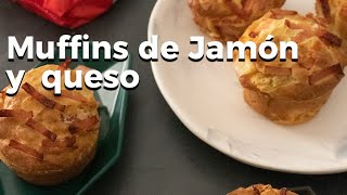 MUFFINS DE JAMÓN Y QUESO