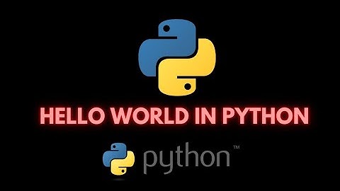 Hello World in python programming language #python