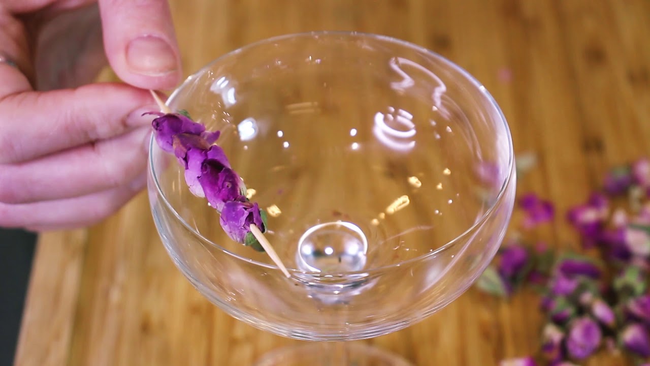 How to make a Rosebud cocktail pin | Craft Gin Club