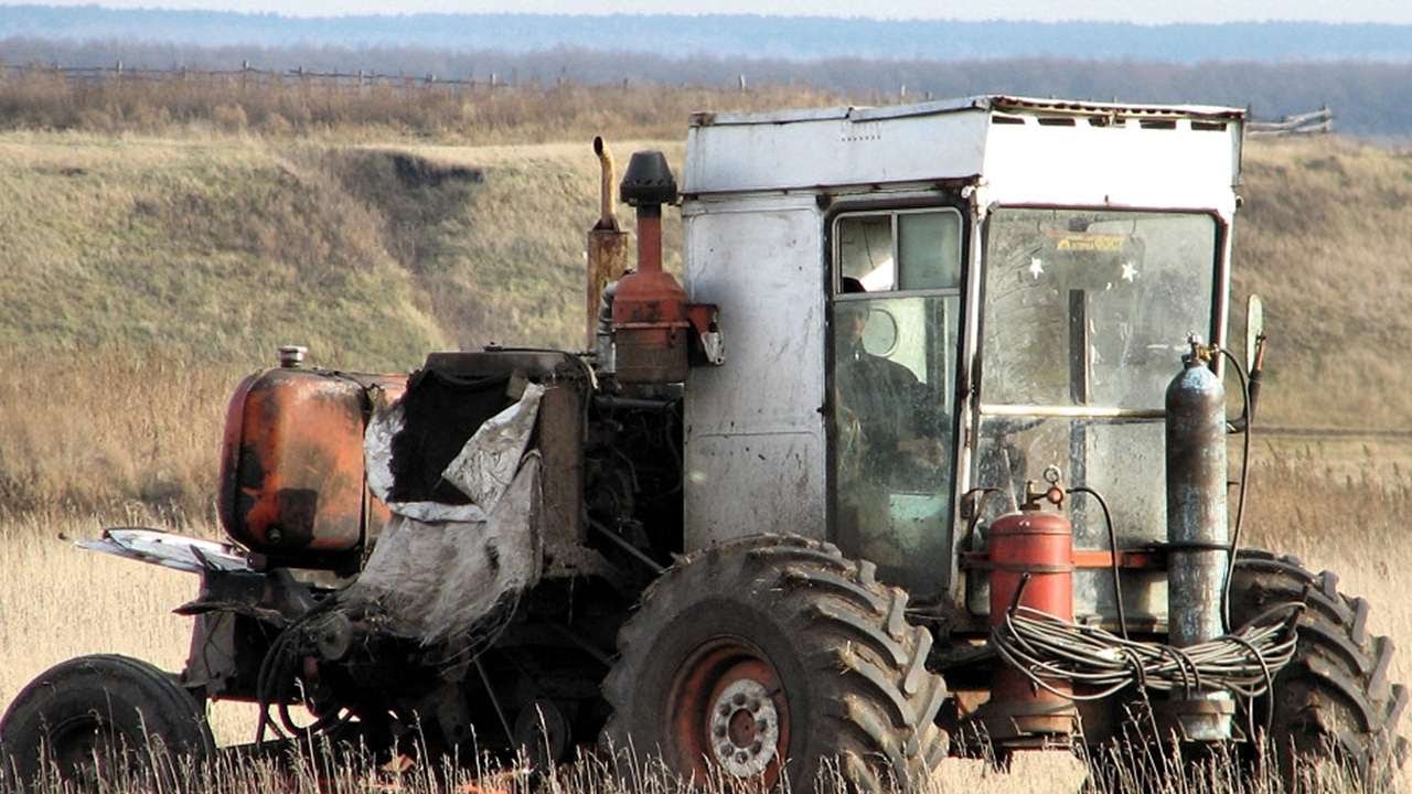 Трактор из маза своими руками