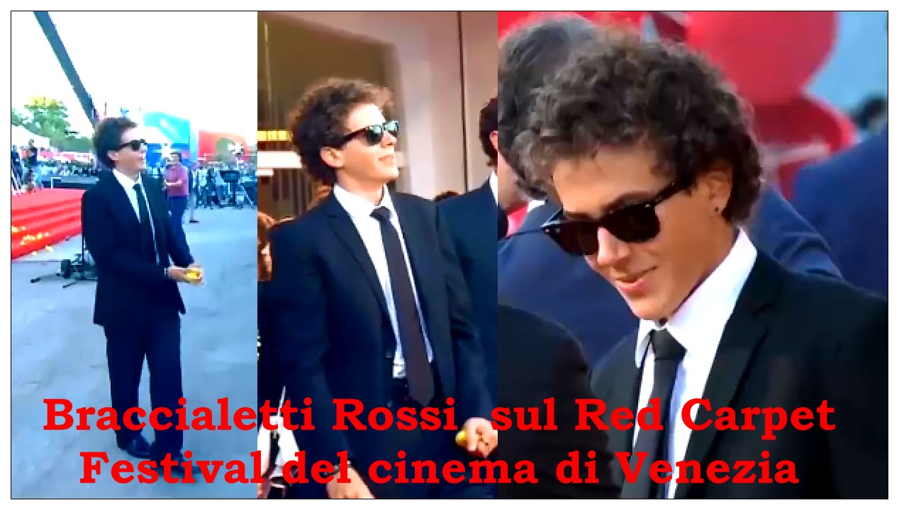 Braccialetti Rossi sul Red Carpet del Festival di Venezia per Piuma