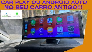 Cental Multimidia no seu carro antigo!! Car Play ou Android Auto em um passe de Magica!