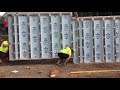 House Construction - Superior Walls Installation - Sped Up Version