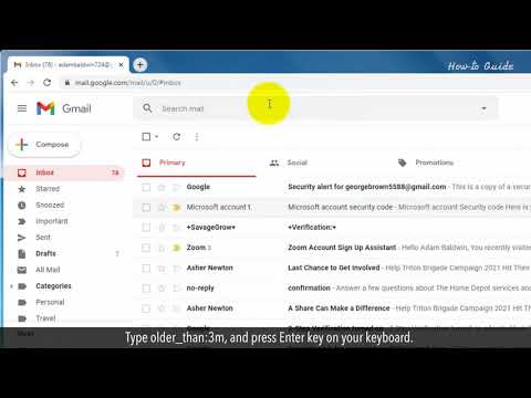 Vídeo: Wo finde ich meine Emails do Gmail?