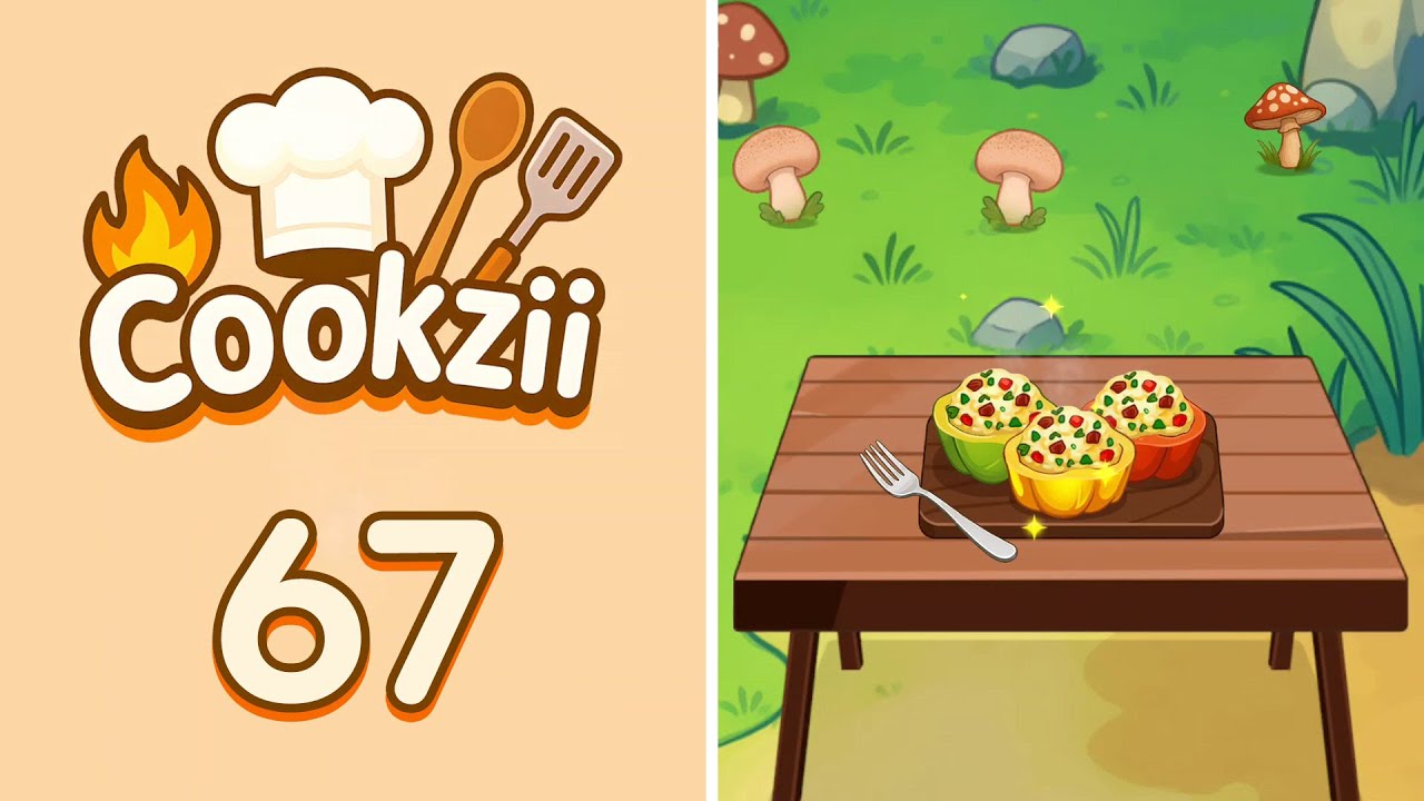 Cookzii: Cozy Cooking ASMR Level 67 Bell Pepper Egg - YouTube