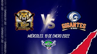 LBPN Nicaragua 2021 #ENVIVO -  Tigres de Chinandega Vs. Gigantes de Rivas - 19 Ene. 2022