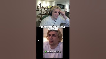 xQc react to Open AI Sora edits of himself 💀