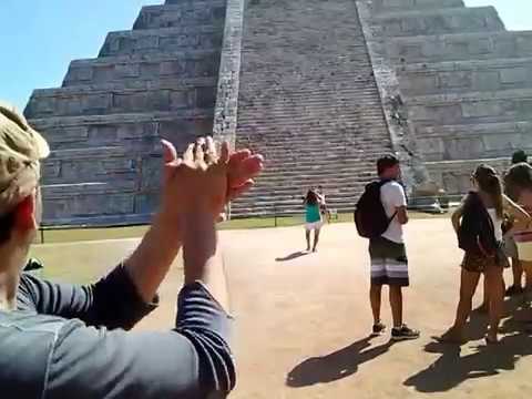 Chichen Itza y el efecto de sonido del Quetzal