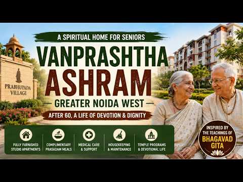 Vanprastha Ashram - Senior Citizen Home -  Launch | Prabhupada Village | Gr. Noida West