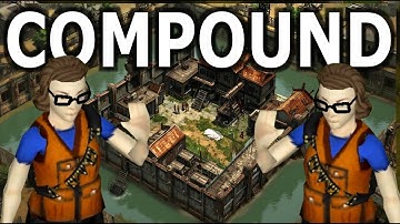 Ik probeerde een horde zombies te overleven in een versterkt complex