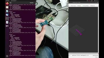 MPU-9250 IMU on Raspi 3 test