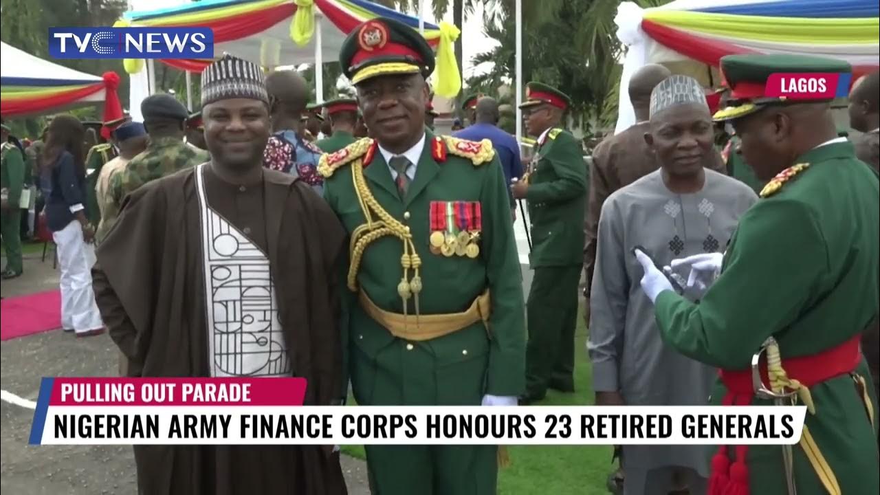 Nigerian Army Finance Corps Honours 23 Retired Generals in Lagos - YouTube
