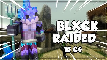 MİNECRAFT RUSTV2 __BLXCK RAİDED! (15 C4S!)