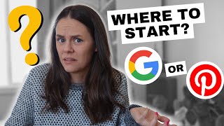 So You Started a Blog... Which Comes First? Google SEO or Pinterest SEO?