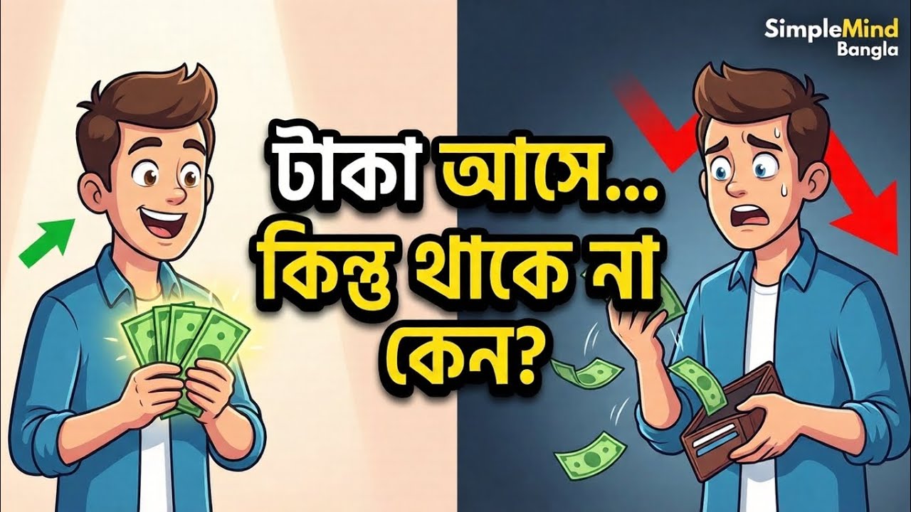 টাকা আসে কিন্তু থাকে না কেন? — অদৃশ্য ৩টা লিকেজ (ছোট খরচ, লাইফস্টাইল ইনফ্লেশন, সিস্টেম ছাড়া খরচ)