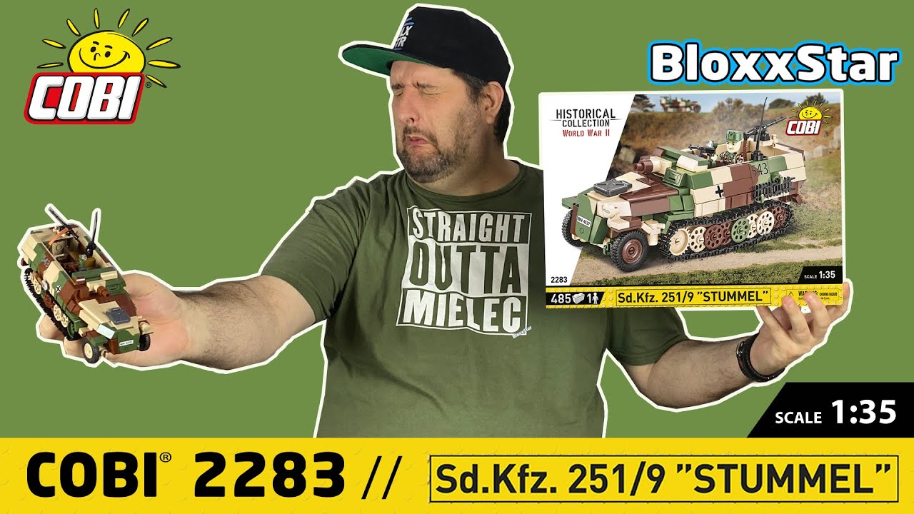 Cobi Sd.Kfz. 251/9 Stummel (2283) au meilleur prix sur