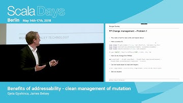 Benefits of addressability -  clean management of mutation by Gjeta Gjyshinca and James Belsey