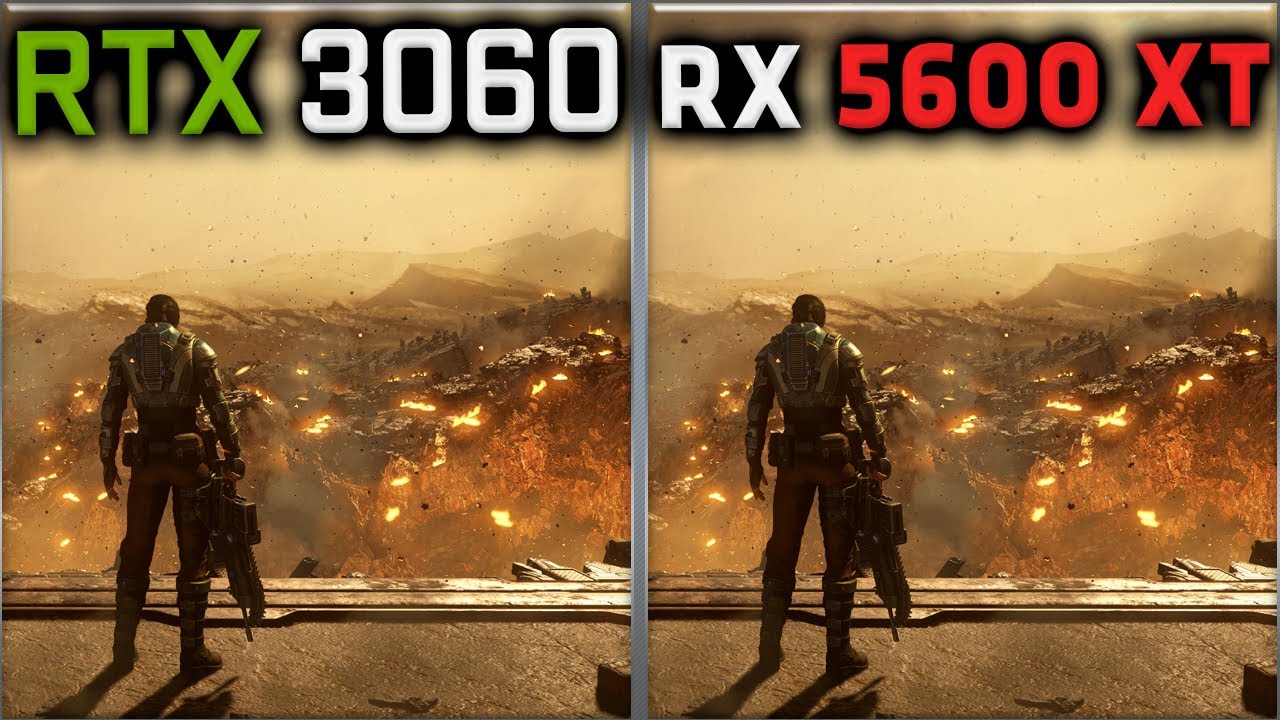Rtx 3060 Vs Rx 5600 Xt Benchmark 65 Tests Youtube