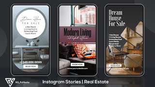 Instagram Stories / Real Estate Promo ( After Effects Template )