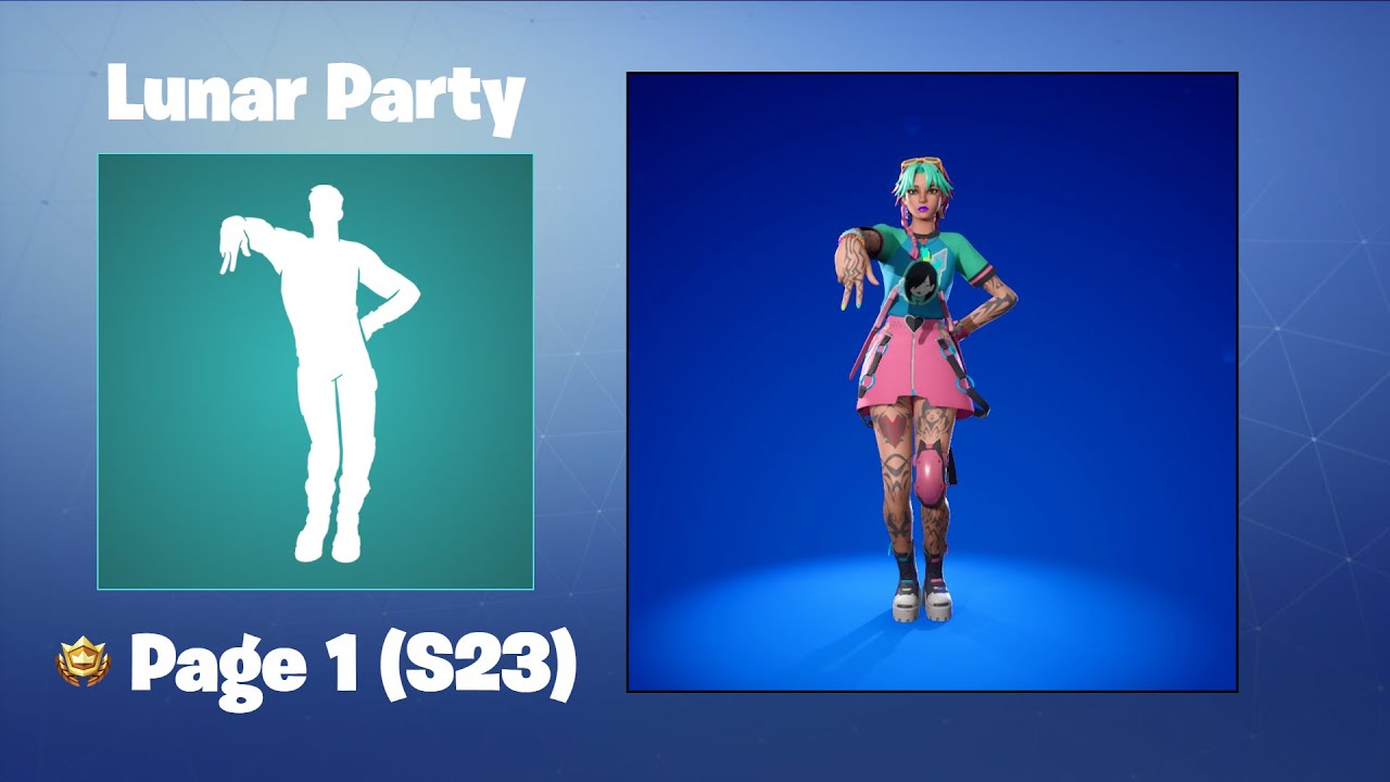Lunar Party Fortnite Emote YouTube