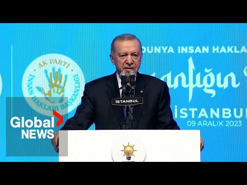 Erdogan criticizes us over un gaza ceasefire veto: "just world actually possible"