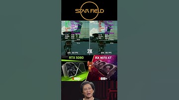 RTX 5080 VS RX 9070 XT STARFIELD 2K | #rtx5080 #rx9070xt