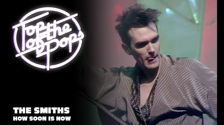 How Soon Is Now? Live version - Live performance video thumbnail
