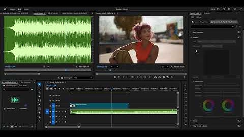 Switching to Color Workspace & Opening Lumetri Color + Scope