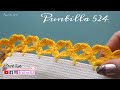 Puntilla de flores en dos vueltas 524