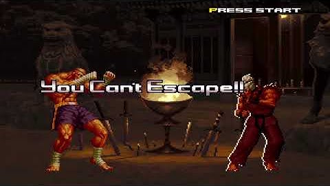 SVC Chaos: SNK vs Capcom - Sagat Playthrough (PC)