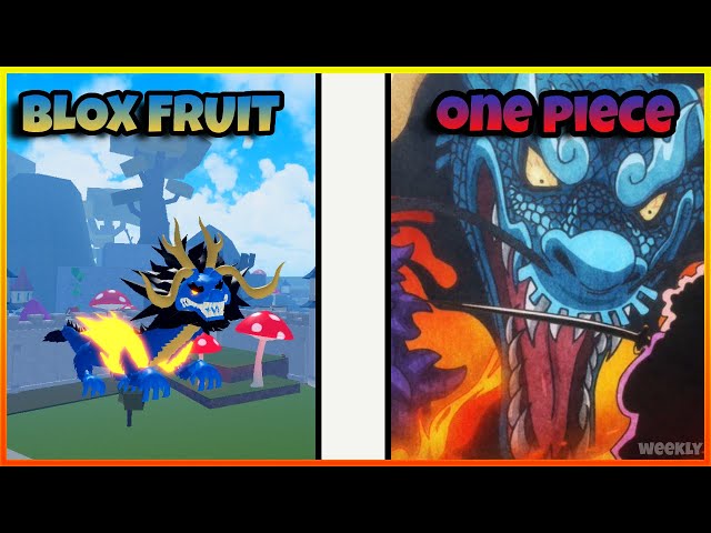 Blox Fruits vs One Piece Fruit Comparison - BiliBili