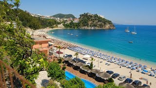 🇬🇷 Parga (Valtos beach) Walking in Best beaches GREECE 2023 🌴