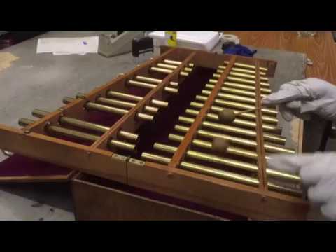 Vintage Pipe Xylophone with Carrying Case PL1051 111691674572 