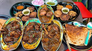 BOMB LEVEL BHUNA MUTTON (ONE OF THE BEST THAT I TRIED). AWADHI SPECIAL GALOUTI & SHAMMI. STREET FOOD