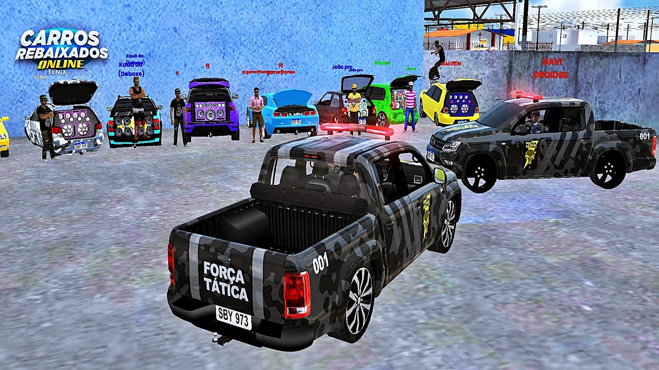 CARROS REBAIXADOS ONLINE | OPERAÇÃO DA FORÇA TÁTICA FECHA SUPER FESTA NO POSTO DE GASOLINA