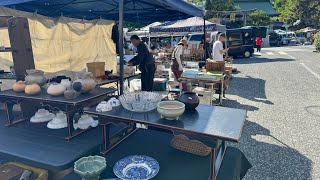 Live🇯🇵 Antique & Flea Markets-Tenjin-Ichi Market 北野天満宮骨董市 Kyotoアンティーク天神さん