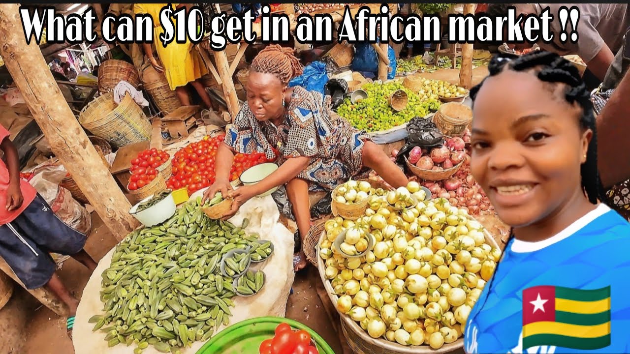 Cost of living in Africa. What can 10 get you in Togo west Africa. YouTube