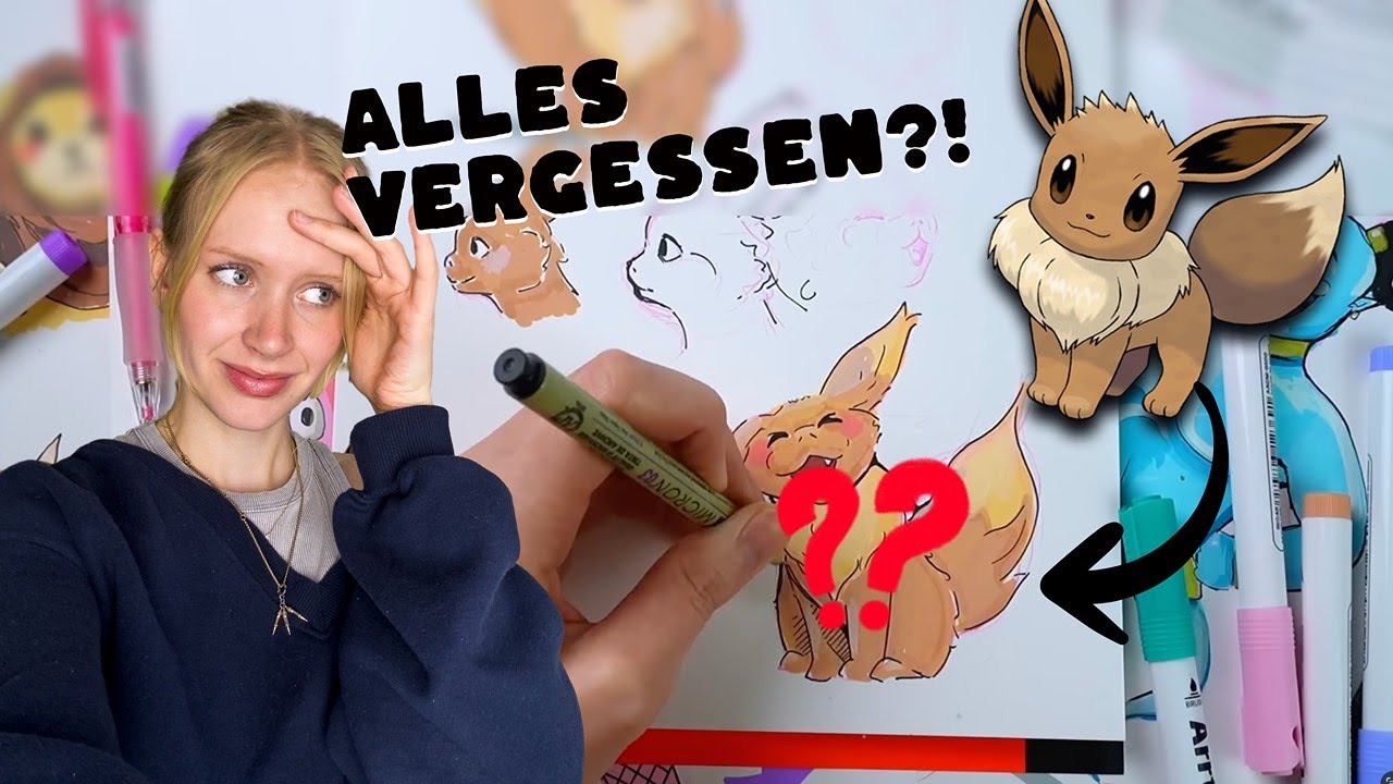 Aus Dem Gedächtnis ICONIC FIGUREN Malen?! Künstlerin Challenge