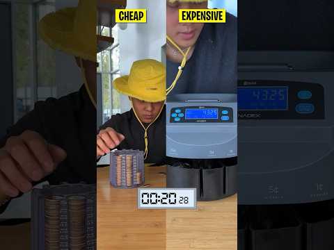 Testing Cheap Vs. Expensive Coin Counter!
