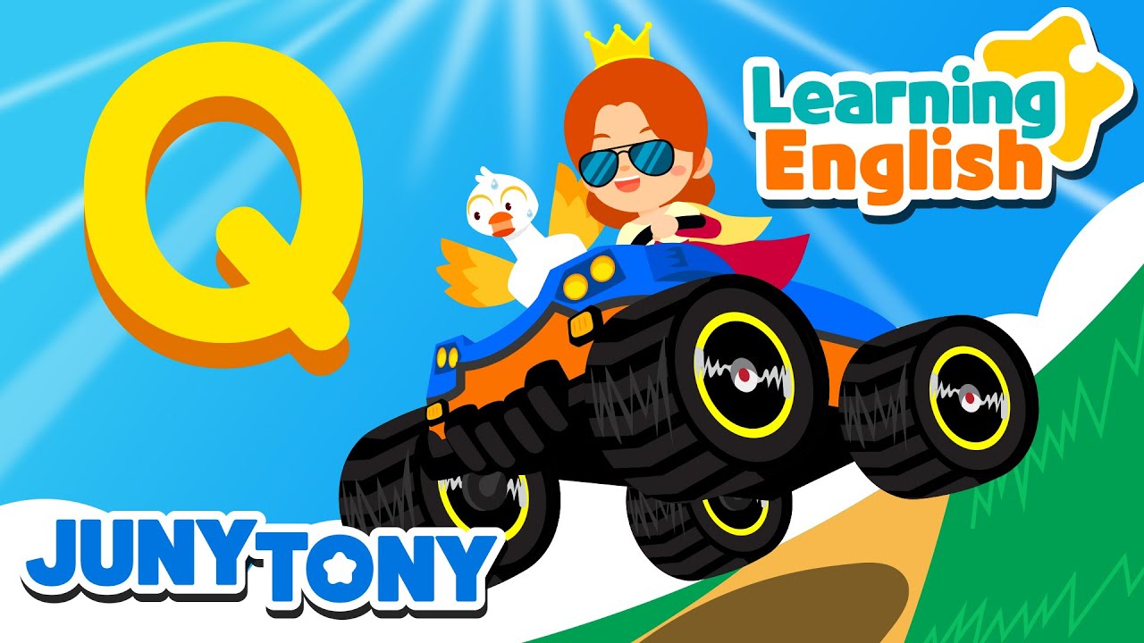 ⭐Belajar Inggris Q Queen in a Quad 👑 Lagu ABC Bahasa Inggris Lagu