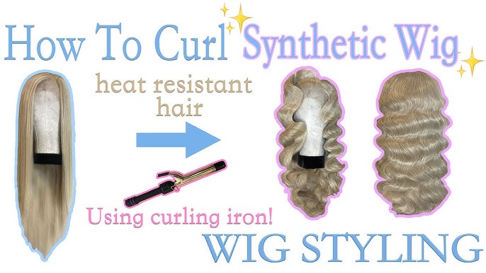 How To Style Huge Crimped Hair with a Synthetic Wig 