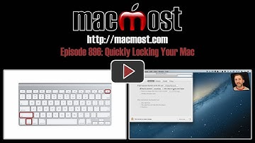 Quickly Locking Your Mac (MacMost Now 896)