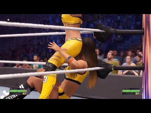 WWE 2K22 Gameplay - Brie Bella StinkFace