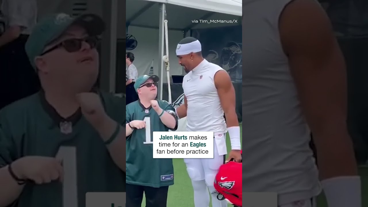 What A Great Moment Between Jalen Hurts And Fan Shorts
